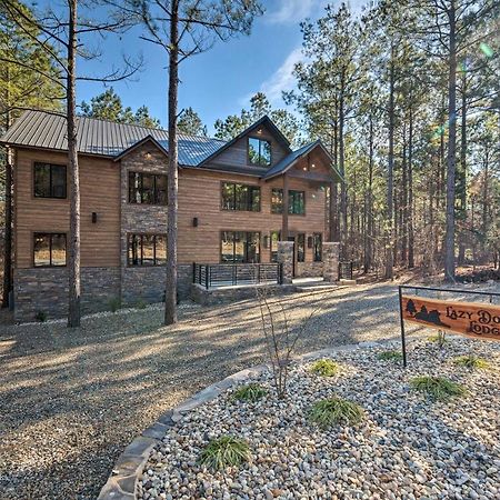 Broken Bow Lazy Dog Lodge With Hot Tub, Pool Table מראה חיצוני תמונה