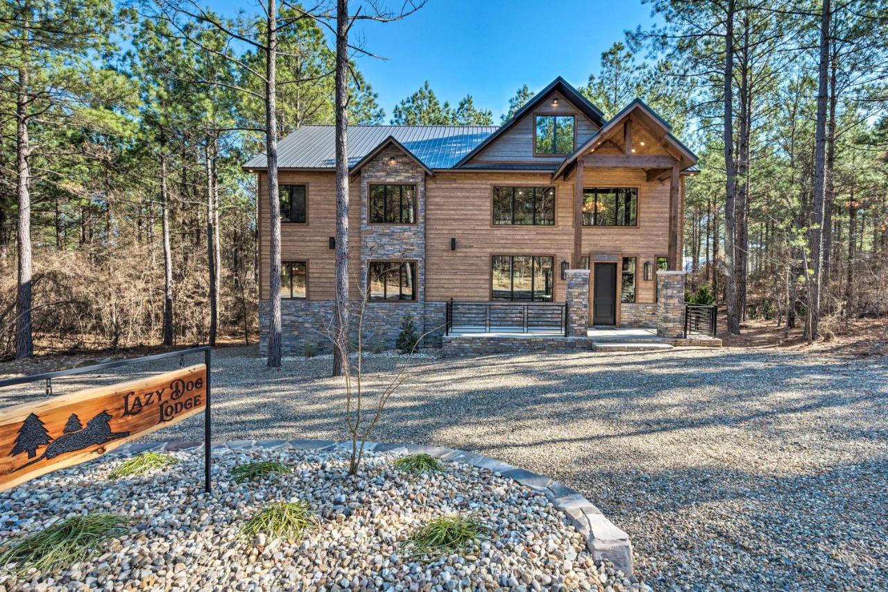 Broken Bow Lazy Dog Lodge With Hot Tub, Pool Table מראה חיצוני תמונה